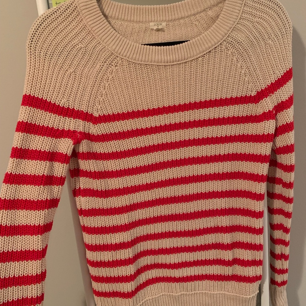 J Crew striped sweater